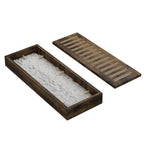 Dual-Compartment Cat Litter Box Enclosure Multi-Functional Furniture