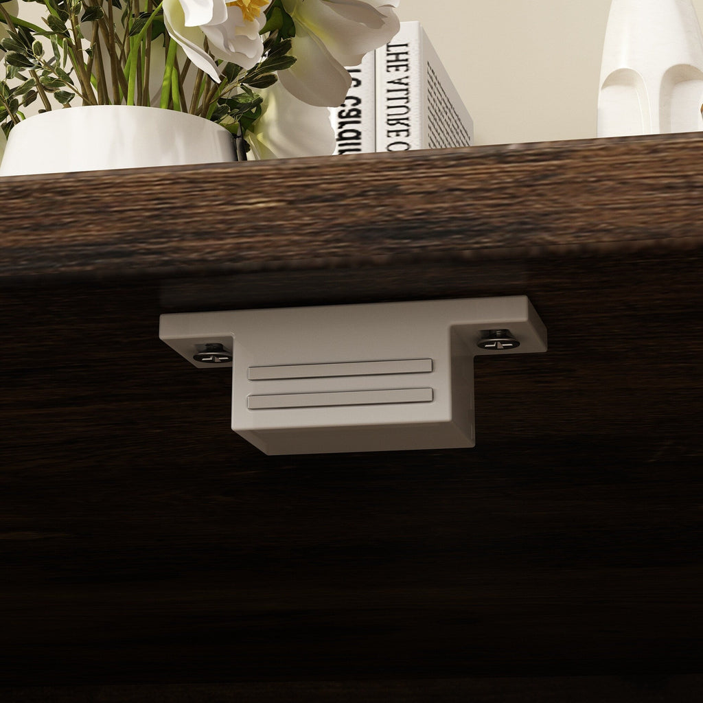 Dual-Compartment Cat Litter Box Enclosure Multi-Functional Furniture