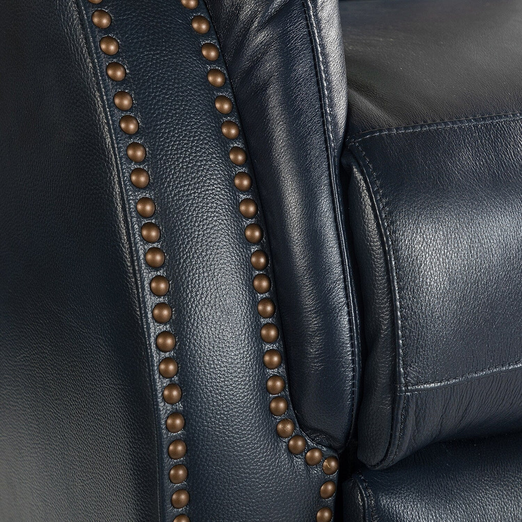 Eduardo Genuine Leather Power Recliner with USB Port Set of 2