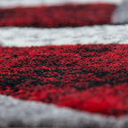 Modern Area Rug for Living Room Abstract Design