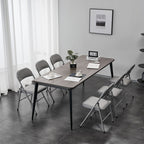 Elegant Foldable Iron & PVC Chairs for Convention & Exhibition White