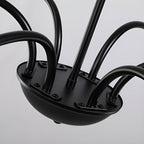 6-Light Classic French Minialist Chandelier with Candle-Style Lighting