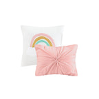 Ensley Cotton Jacquard Pom Pom Comforter Set by Intelligent Design Kids