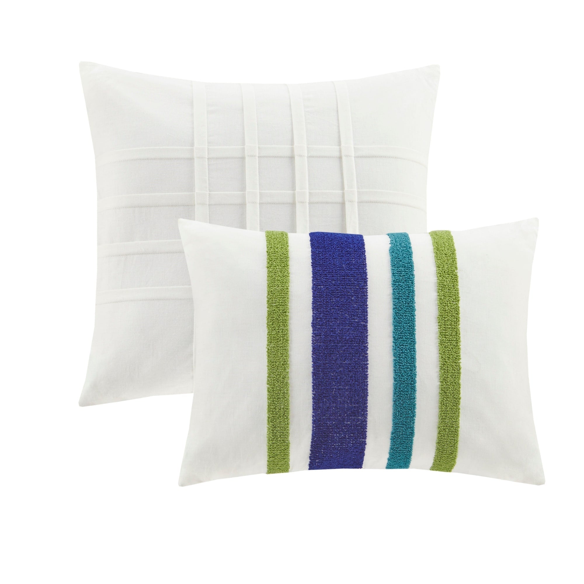 Intelligent Design Kids Ensley Pom Pom Cotton Jacquard Quilt Set with Throw Pillows