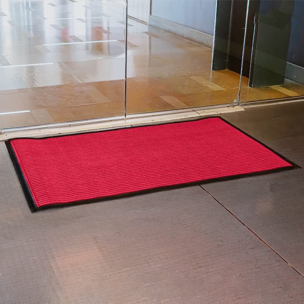 Envelor Door Mat Indoor Outdoor Low Profile Commercial Entryway Rug