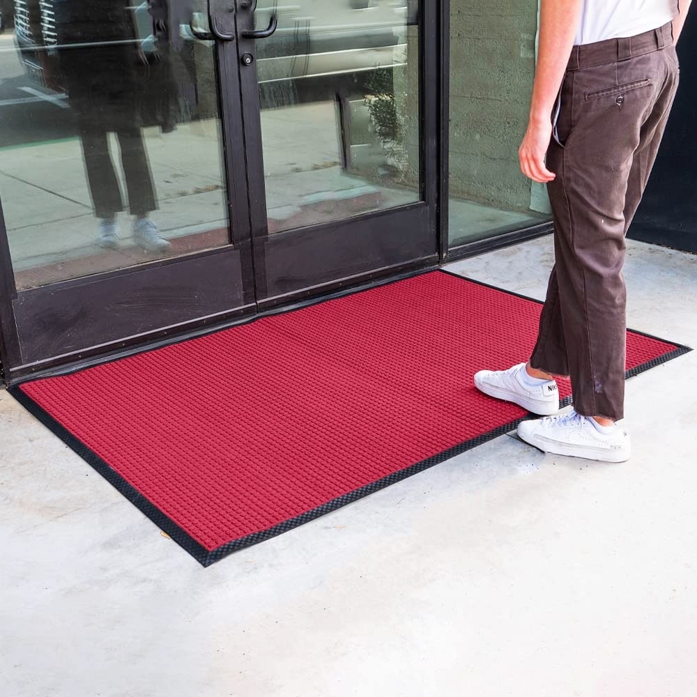 Envelor Door Mat Indoor Outdoor Low Profile Commercial Entryway Rug