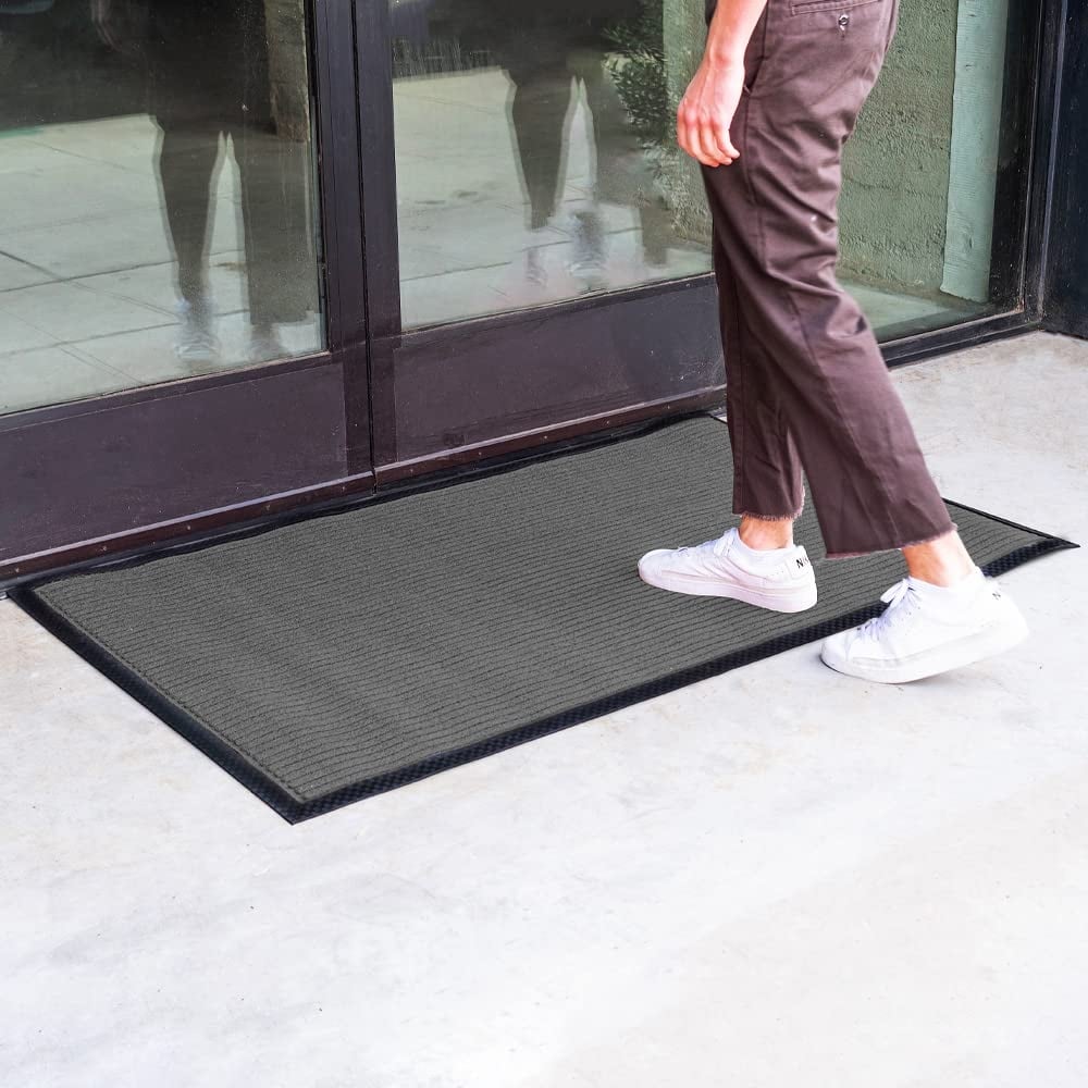 Envelor Door Mat Indoor Outdoor Low Profile Commercial Entryway Rug