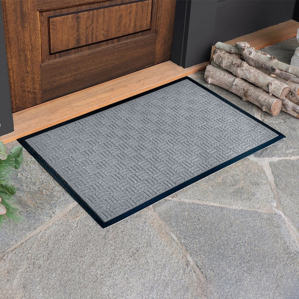 Envelor Door Mat Indoor Outdoor Low Profile Commercial Entryway Rug