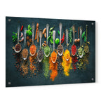 Epic Art 'Colorful Spices,' Acrylic Glass Wall Art