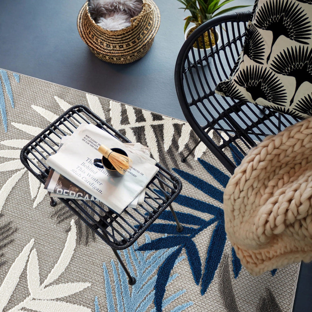 Evora Palm Frond Indoor/Outdoor Area Rug