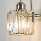 ExBrite Modern Rose Gold 1/2/3/4/5-light Bathroom Dimmable Crystal Vanity Lights Wall Sconces