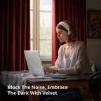 Exclusive Fabrics Signature Blackout Velvet Curtain (1 Panel)