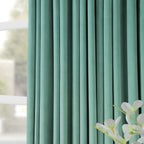 Exclusive Fabrics Signature Extra Wide Blackout Velvet Curtains (1 Panel) - Luxurious Blackout Drapes