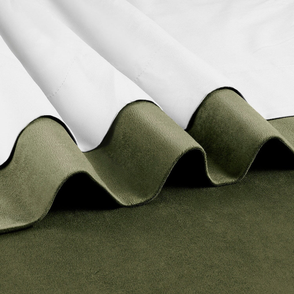 Exclusive Fabrics Signature Extra Wide Blackout Velvet Curtains (1 Panel) - Luxurious Blackout Drapes