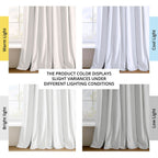 Exclusive Fabrics Signature Extra Wide Blackout Velvet Curtains (1 Panel) - Luxurious Blackout Drapes
