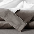 Exclusive Fabrics Signature Plush Velvet Hotel Blackout Curtains (1 Panel) - Luxury Soft Drapery for Light Control & Elegance