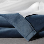 Exclusive Fabrics Signature Plush Velvet Hotel Blackout Curtains (1 Panel) - Luxury Soft Drapery for Light Control & Elegance