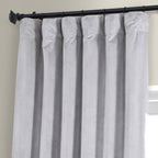 Exclusive Fabrics Signature Plush Velvet Hotel Blackout Curtains (1 Panel) - Luxury Soft Drapery for Light Control & Elegance