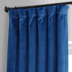 Exclusive Fabrics Signature Plush Velvet Hotel Blackout Curtains (1 Panel) - Luxury Soft Drapery for Light Control & Elegance