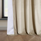 Exclusive Fabrics Signature Plush Velvet Hotel Blackout Curtains (1 Panel) - Luxury Soft Drapery for Light Control & Elegance