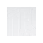 FASÄDE Alphabet 4-foot x 8-foot PVC Wall Panel in Matte White