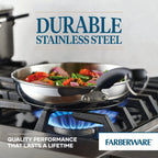 Farberware Brilliance Stainless Steel Cookware Set, 10 Piece
