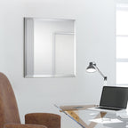 Frameless Beveled Prism Wall Mirror-Square/Rectangluar - Clear