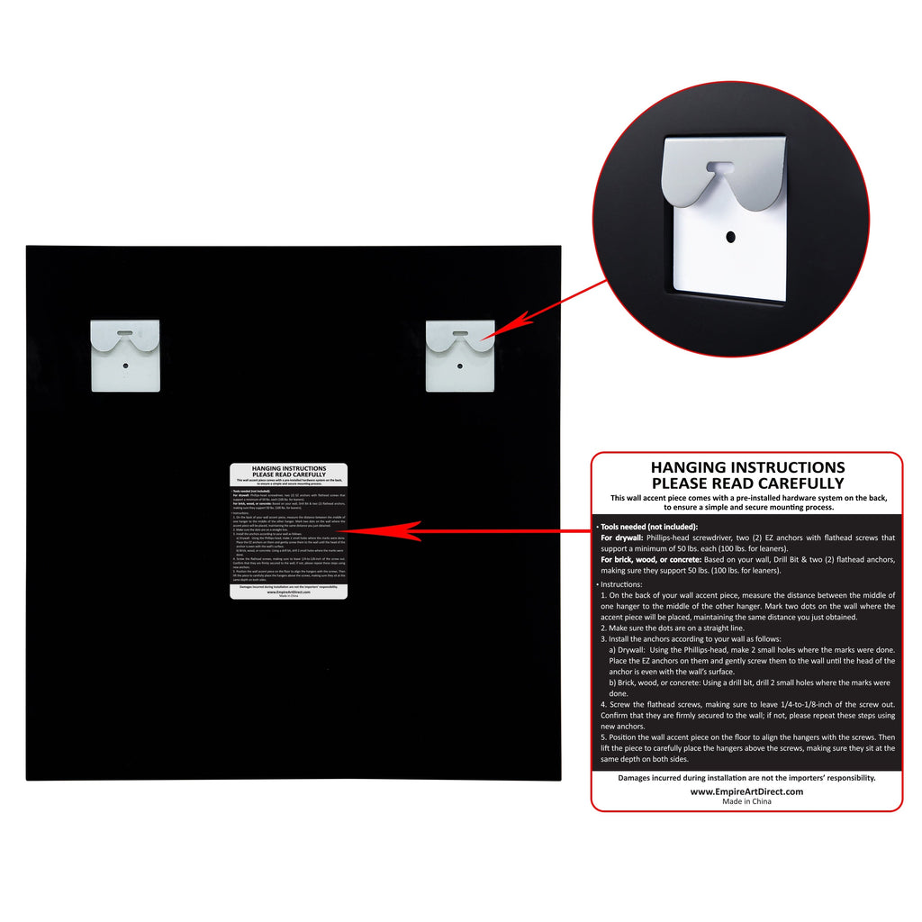 Frameless Beveled Prism Wall Mirror-Square/Rectangluar - Clear