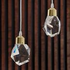 Galway Crystal Rock LED Pendant / Chandelier by iNSPIRE Q Bold
