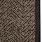 Madison Park Hurley Natural/ Black Textured Chevron Indoor/Outdoor Rug