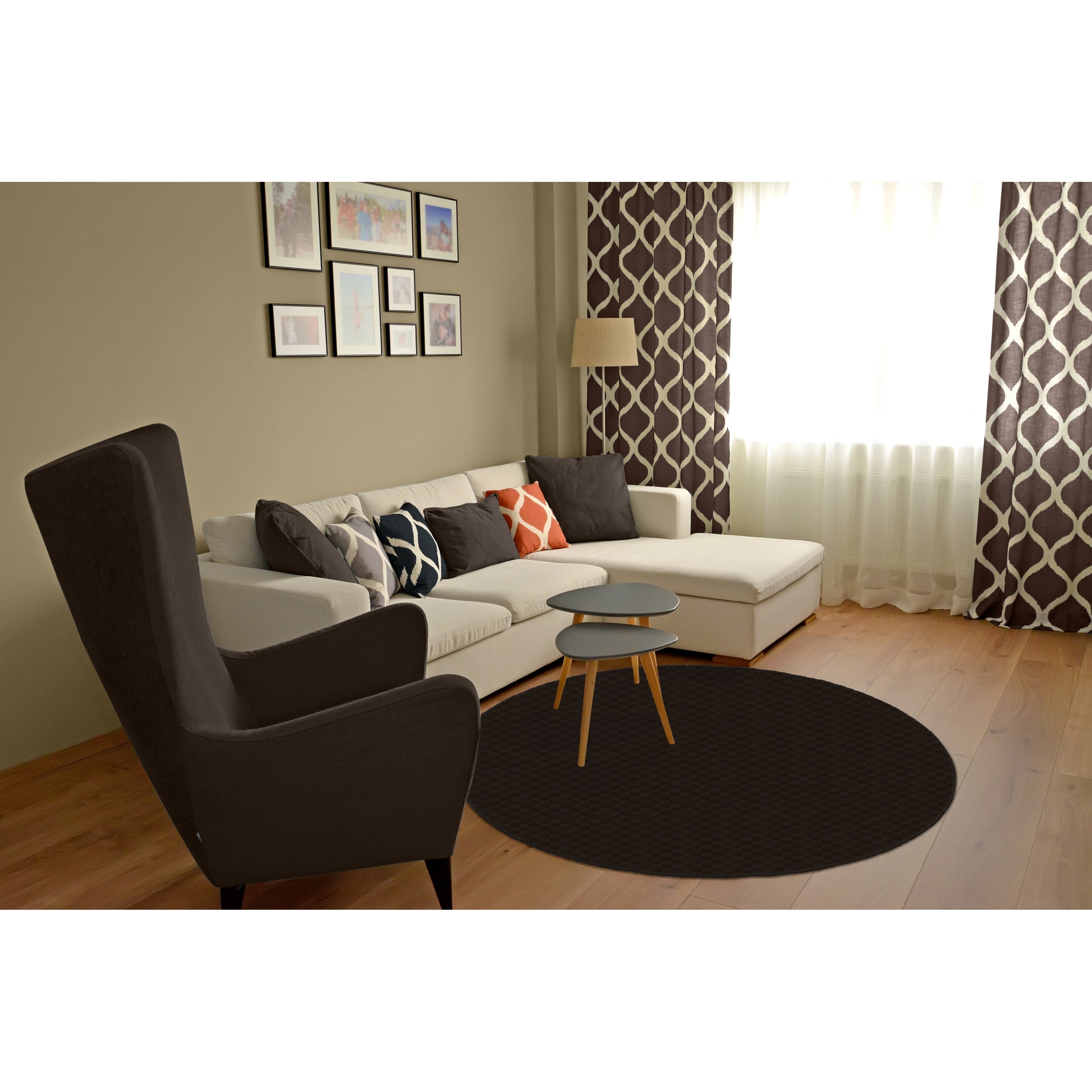 Garland Rug Medallion Solid Indoor Rug