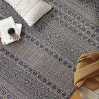 Geometric Bohemian Indoor/Outdoor Area Rug