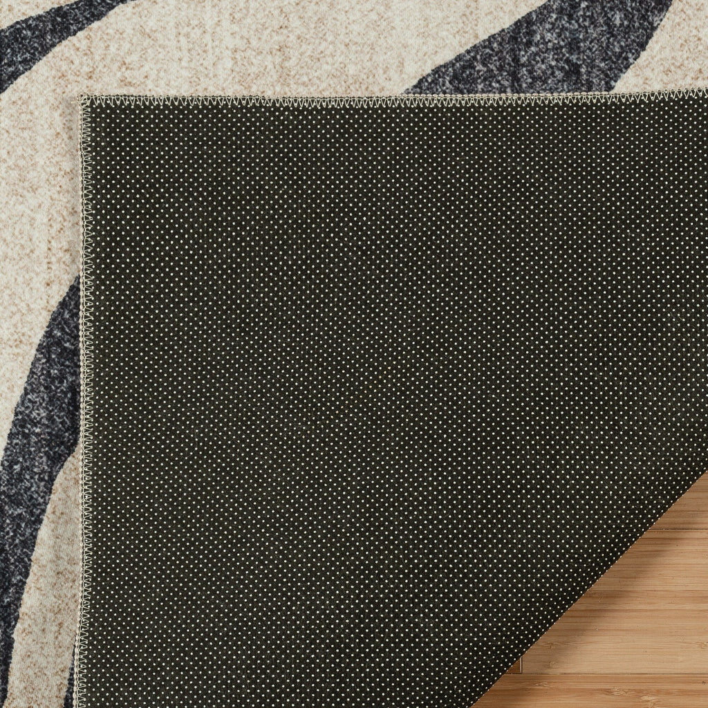 Gertmenian Crystal Print Washable Digital Printed Flat Pile Polyester Slip Resistant Area Rug Collection