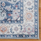 Gertmenian Crystal Print Washable Digital Printed Flat Pile Polyester Slip Resistant Area Rug Collection