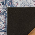 Gertmenian Crystal Print Washable Digital Printed Flat Pile Polyester Slip Resistant Area Rug Collection