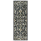 Gertmenian Crystal Print Washable Digital Printed Flat Pile Polyester Slip Resistant Area Rug Collection