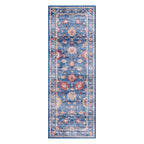 Gertmenian Crystal Print Washable Digital Printed Flat Pile Polyester Slip Resistant Area Rug Collection