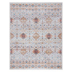 Gertmenian Crystal Print Washable Digital Printed Flat Pile Polyester Slip Resistant Area Rug Collection