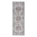 Gertmenian Crystal Print Washable Digital Printed Flat Pile Polyester Slip Resistant Area Rug Collection