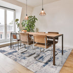 Gertmenian Crystal Print Washable Digital Printed Flat Pile Polyester Slip Resistant Area Rug Collection