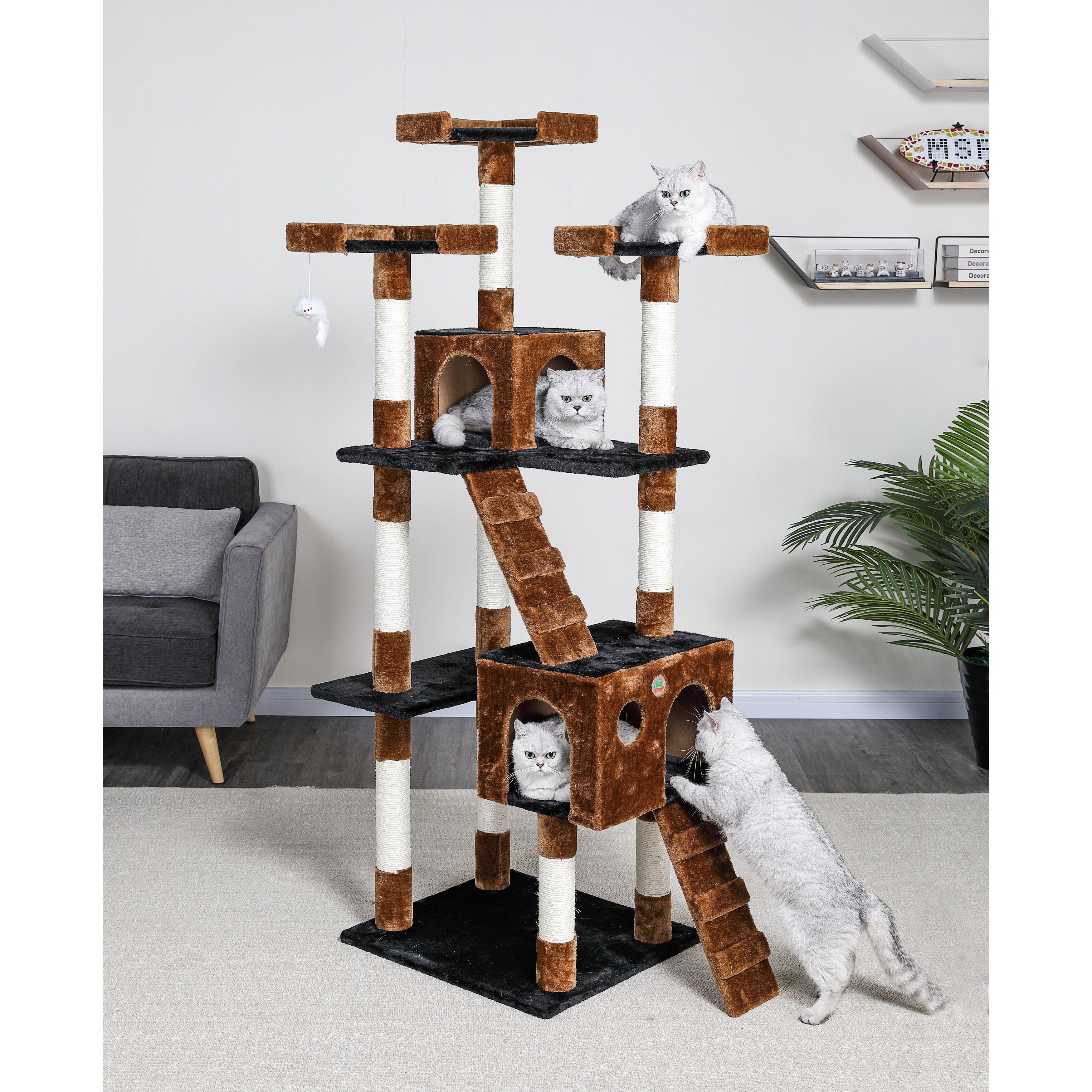 Go Pet Club 72 Cat Tree Furniture