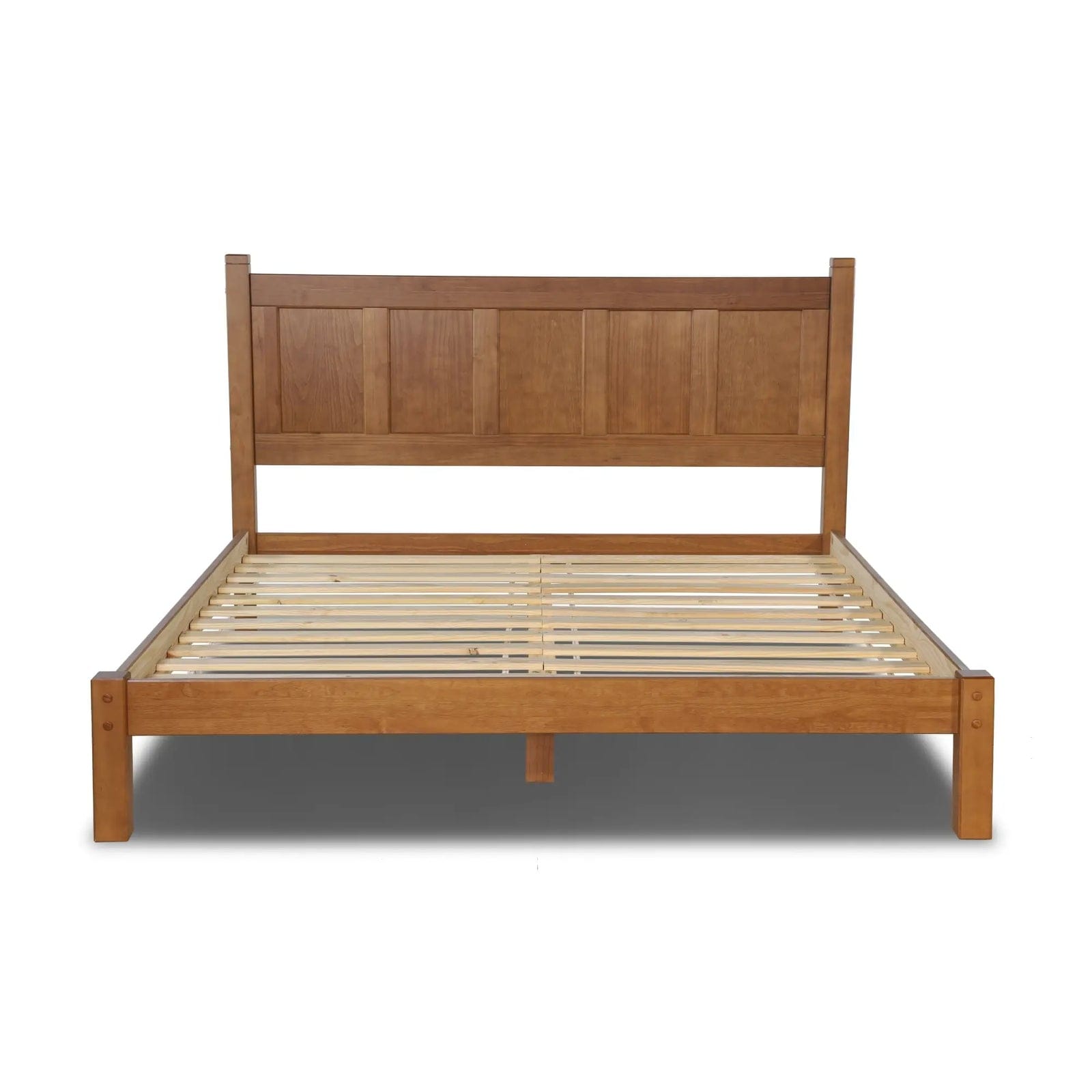 Grain Wood Furniture Shaker Solid Wood Panel Platform Bed