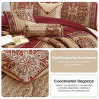 Nanshing Prince 7 Piece Elegant Medallion Comforter Set