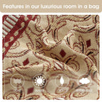 Nanshing Prince 7 Piece Elegant Medallion Comforter Set