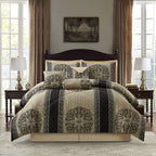 Nanshing Prince 7 Piece Elegant Medallion Comforter Set