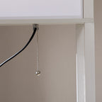 HOMCOM Floor Lamp with Shelves, Dual Light, Modern Tall Standing Lamps, with Fabric Lampshade (Bulb not Included)