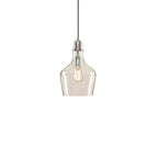 INK+IVY Auburn Bell Shaped Hanging Glass Pendant Light