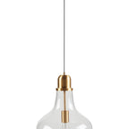 INK+IVY Auburn Bell Shaped Hanging Glass Pendant Light