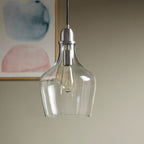 INK+IVY Auburn Bell Shaped Hanging Glass Pendant Light