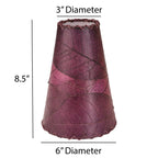 Eangee Handmade Gecko Wall Lamp Combo, Cocoa Leaves Shade, 16 x 7 x 24 in. - 16 x 7 x 24